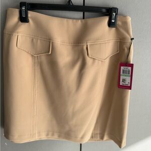 Vince Camuto Tan Mini Skirt